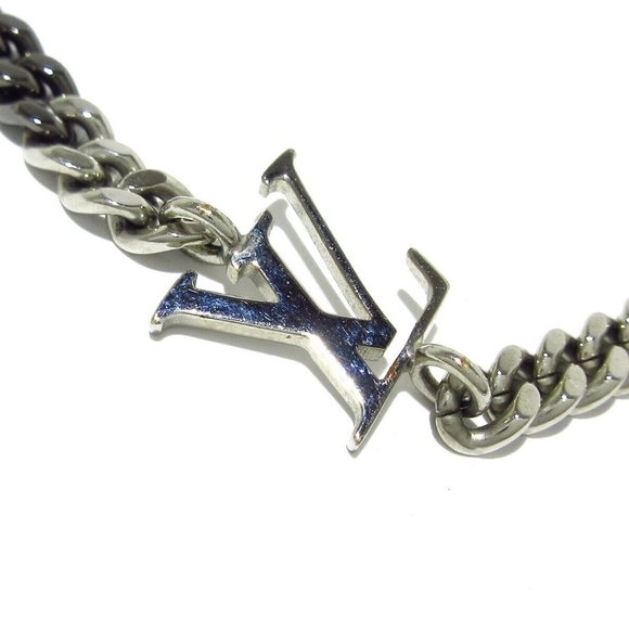 Auth LOUIS VUITTON Brasserie LV Instinct M00508 Silver Others RM1211 Bracelet - Picture 8 of 14